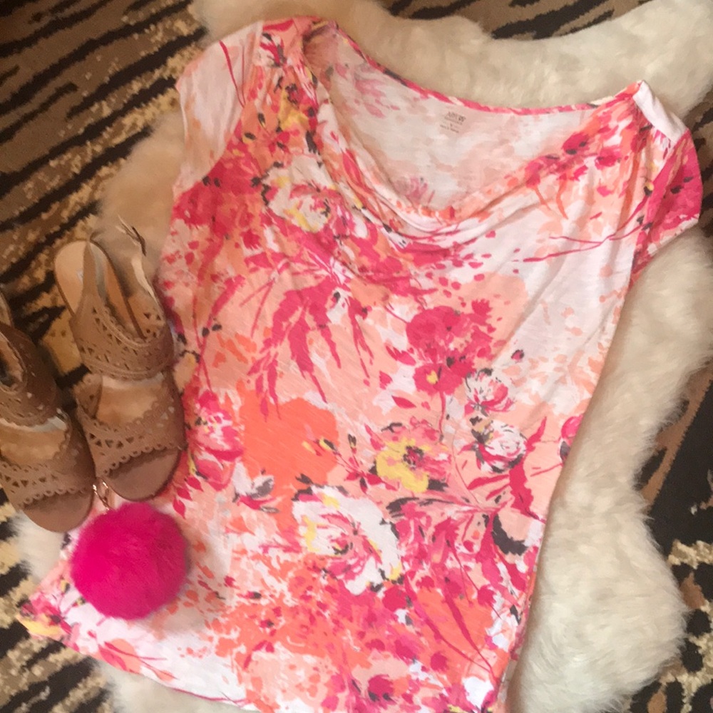 Apt 9 colorful spring top - Picture 1 of 5